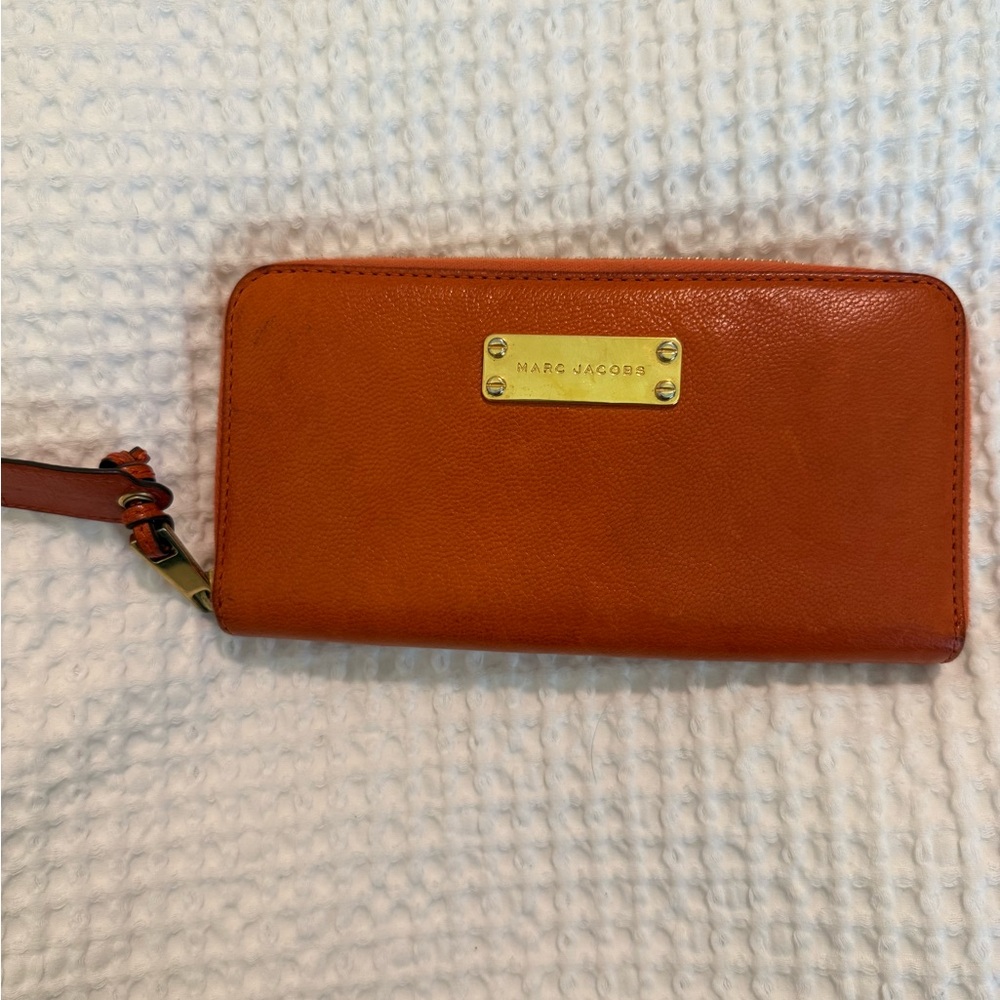 Marc Jacobs Mandarin Leather Wallet
